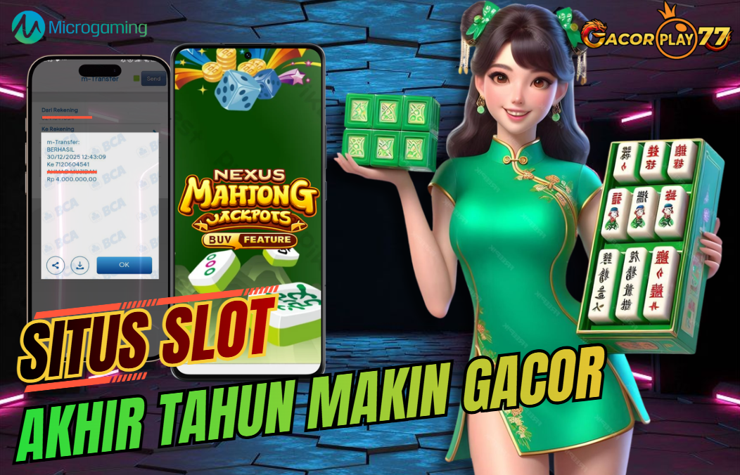 Selamat kepada user id : ha***uk Wede Rp 4.000.000 di Game NEXUS MAHJONG JACKPOTS MICROGAMING Cair Gk Sampe 1 Menit! Menang Mudah di Gacorplay77